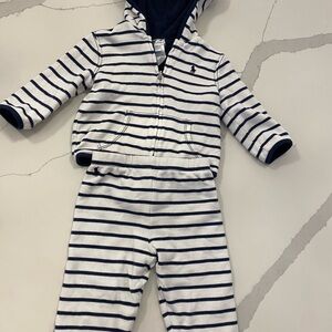 Polo Ralph Lauren reversible soft cotton terry outfit.